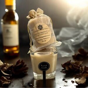 Whiskey Tobacco & Honey Candle Set, SCENT UNLEASHED LLC